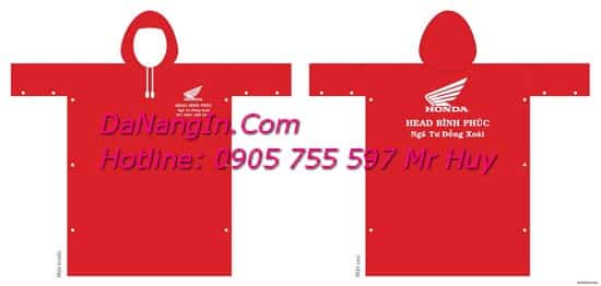 In logo trên áo mưa tại đà nẵng chuyên nghiệp LH 0905 755 597
